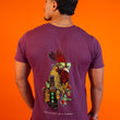 Load image into Gallery viewer, &quot;I&#39;m a Lover not a Fighter&quot; Short Sleeve T-Shirt - Berry
