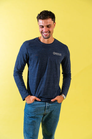 Chasing Waves Tri-Blend Long Sleeve T-Shirt