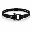 Load image into Gallery viewer, Jet-Black Shackle Bracelet
