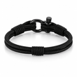 Load image into Gallery viewer, Jet-Black Shackle Bracelet
