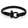 Load image into Gallery viewer, Braided Leather Shackle Bracelet
