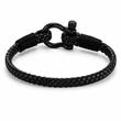 Load image into Gallery viewer, Braided Leather Shackle Bracelet
