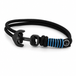 Load image into Gallery viewer, Black Anchor Bracelet
