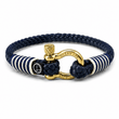 Load image into Gallery viewer, Braided Leather Shackle Bracelet
