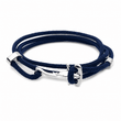 Load image into Gallery viewer, Ocean Lab Wrap Bracelet -Stainless Steel Hammer Head
