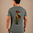 Load image into Gallery viewer, "I'm a Lover not a Fighter" Heather Short Sleeve T-Shirt
