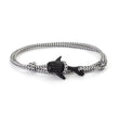 Load image into Gallery viewer, Ocean Lab Wrap Bracelet - Black Whale Shark
