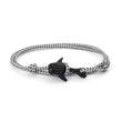 Load image into Gallery viewer, Ocean Lab Wrap Bracelet - Black Whale Shark
