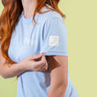 Load image into Gallery viewer, Tropical Surf Cropped Ladies Tee
