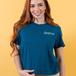 Load image into Gallery viewer, Tropical Surf Cropped Ladies Tee
