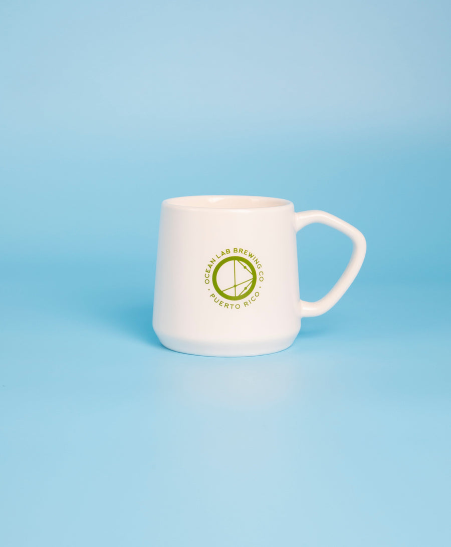 Ceramic Coffee Cup Closed Handle - 12oz