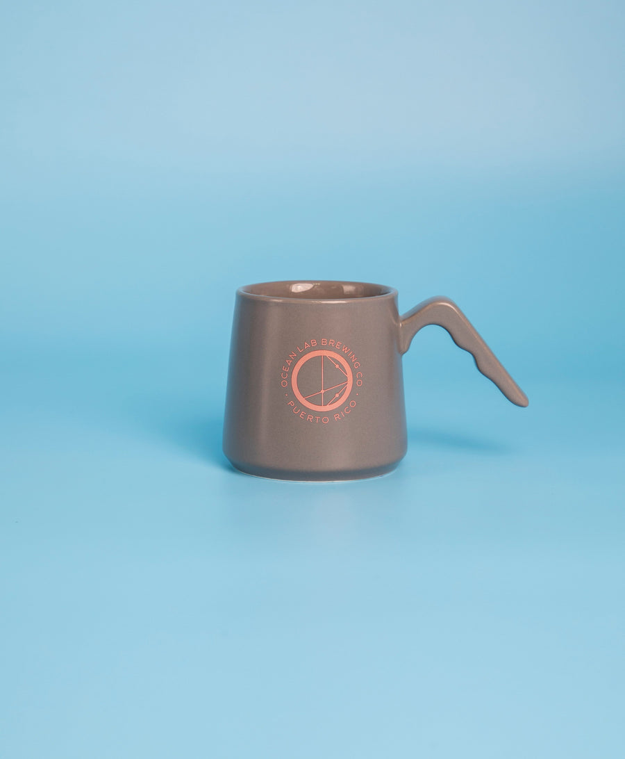 Ceramic Coffee Cup Open Handle - 8oz
