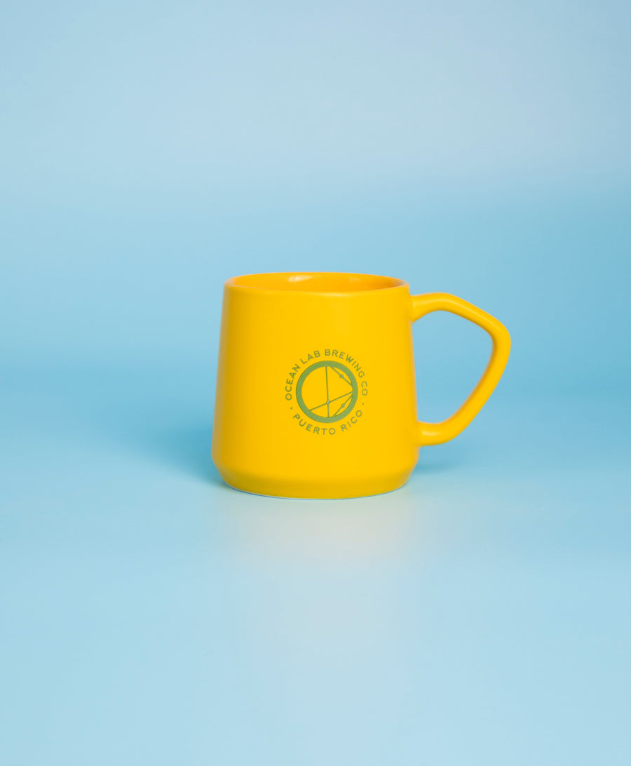 Ceramic Coffee Cup Closed Handle - 12oz