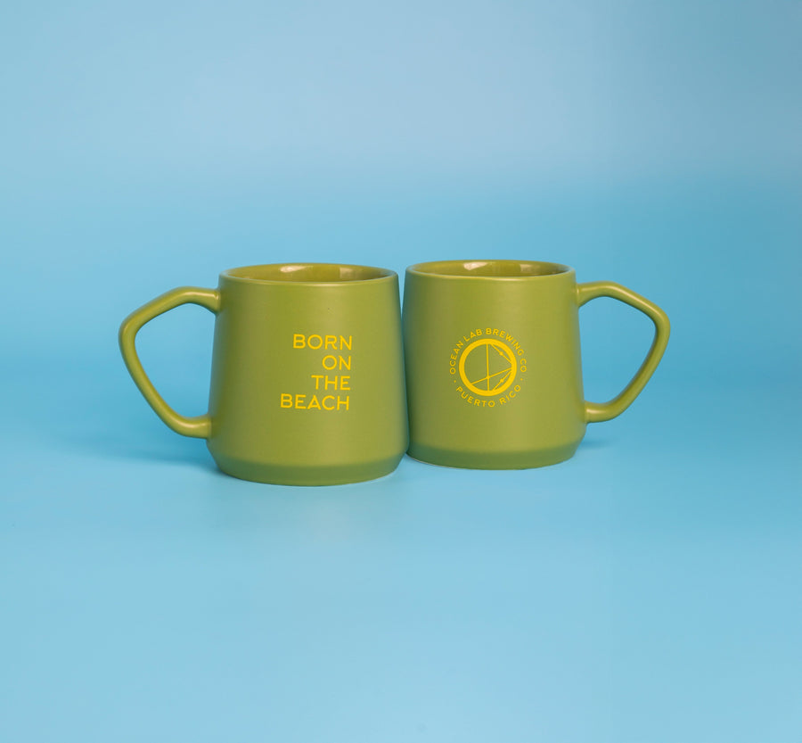 Ceramic Coffee Cup Closed Handle - 12oz