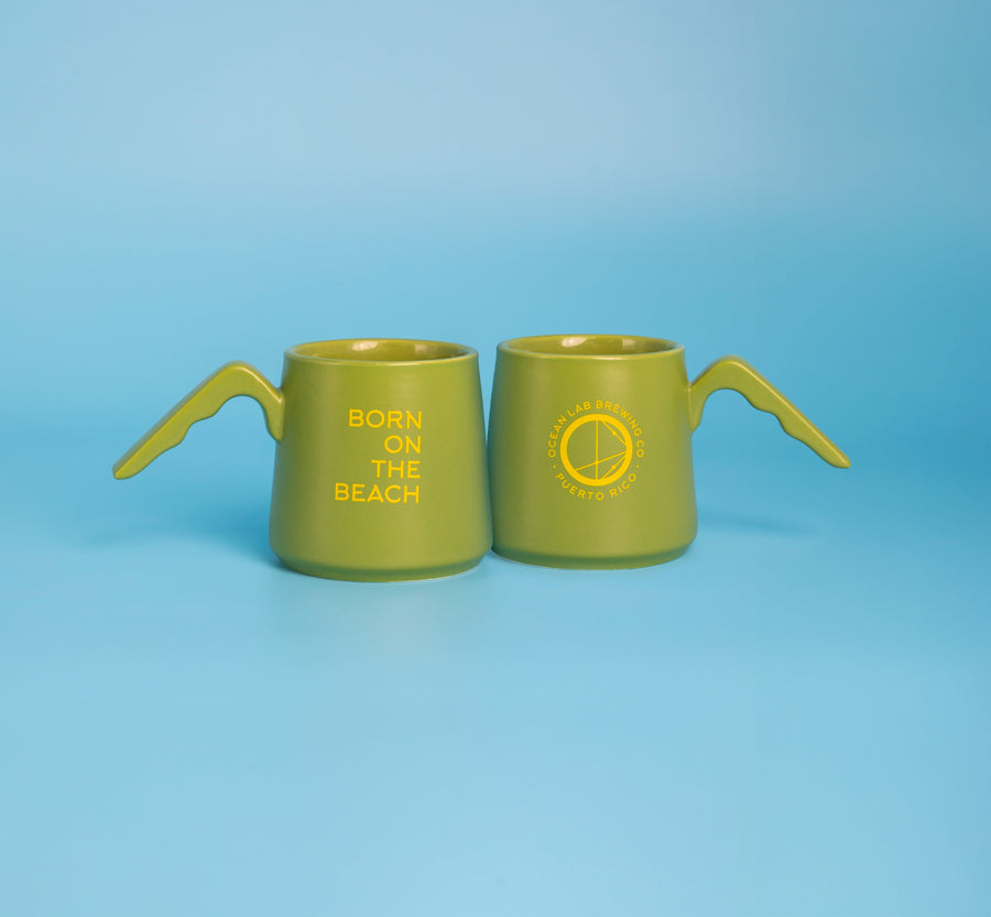 Ceramic Coffee Cup Open Handle - 8oz