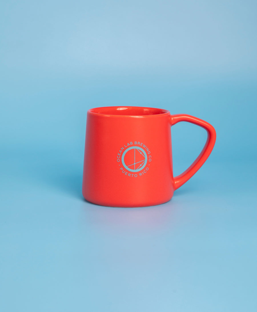 Ceramic Coffee Cup Closed Handle - 15oz