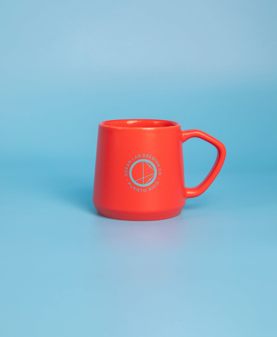 Ceramic Coffee Cup Closed Handle - 12oz