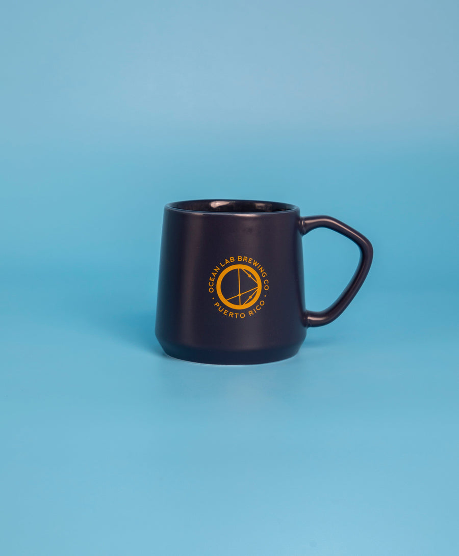 Ceramic Coffee Cup Closed Handle - 12oz