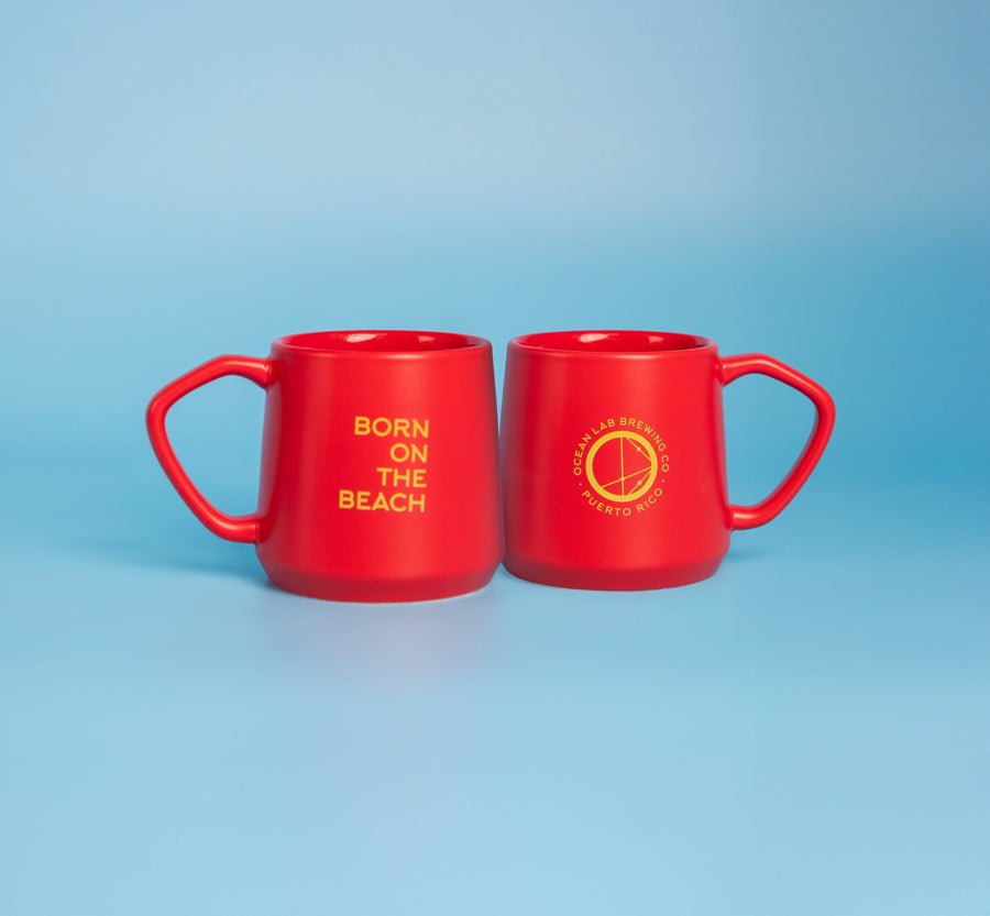 Ceramic Coffee Cup Closed Handle - 12oz