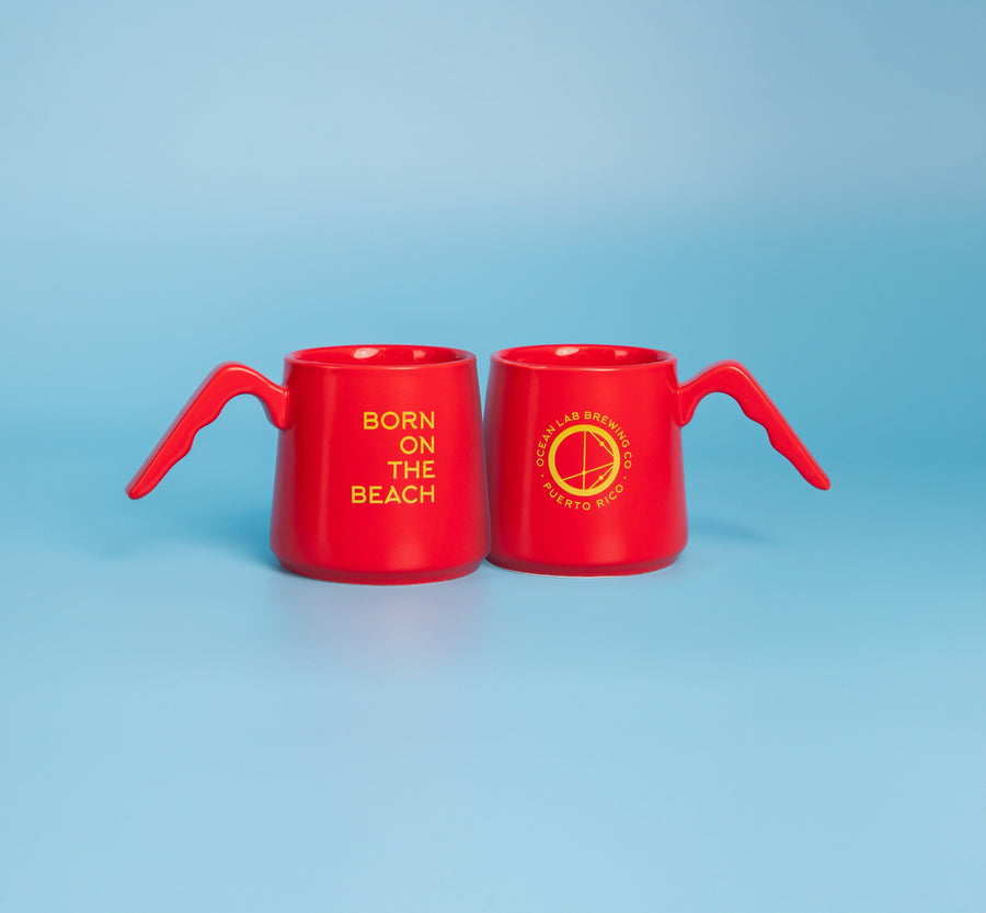 Ceramic Coffee Cup Open Handle - 8oz