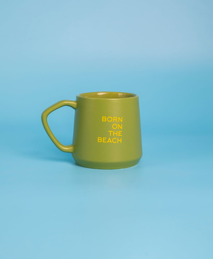 Ceramic Coffee Cup Closed Handle - 12oz