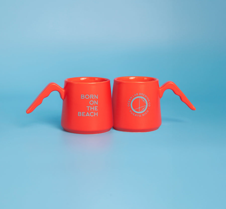 Ceramic Coffee Cup Open Handle - 8oz