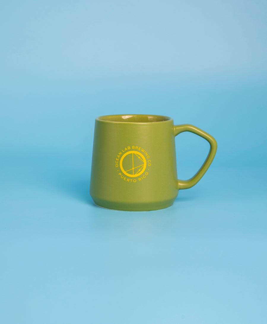 Ceramic Coffee Cup Closed Handle - 12oz