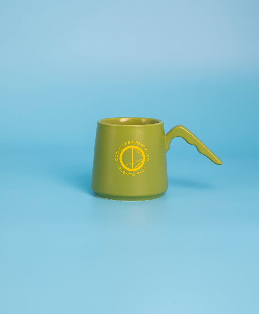 Ceramic Coffee Cup Open Handle - 8oz