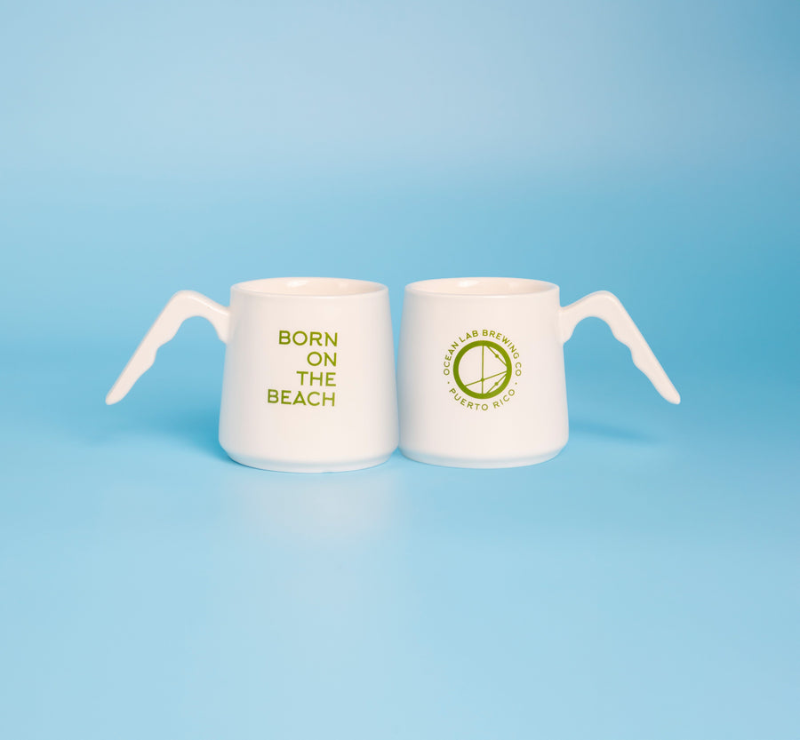 Ceramic Coffee Cup Open Handle - 8oz