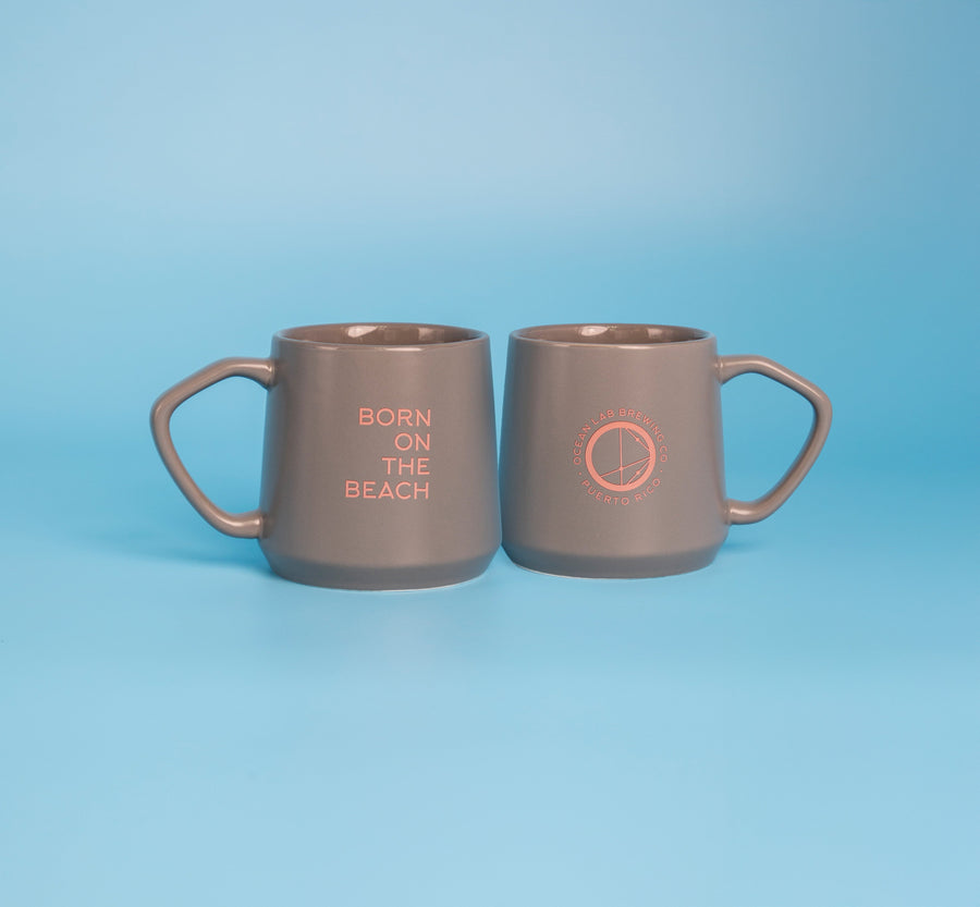 Ceramic Coffee Cup Closed Handle - 12oz