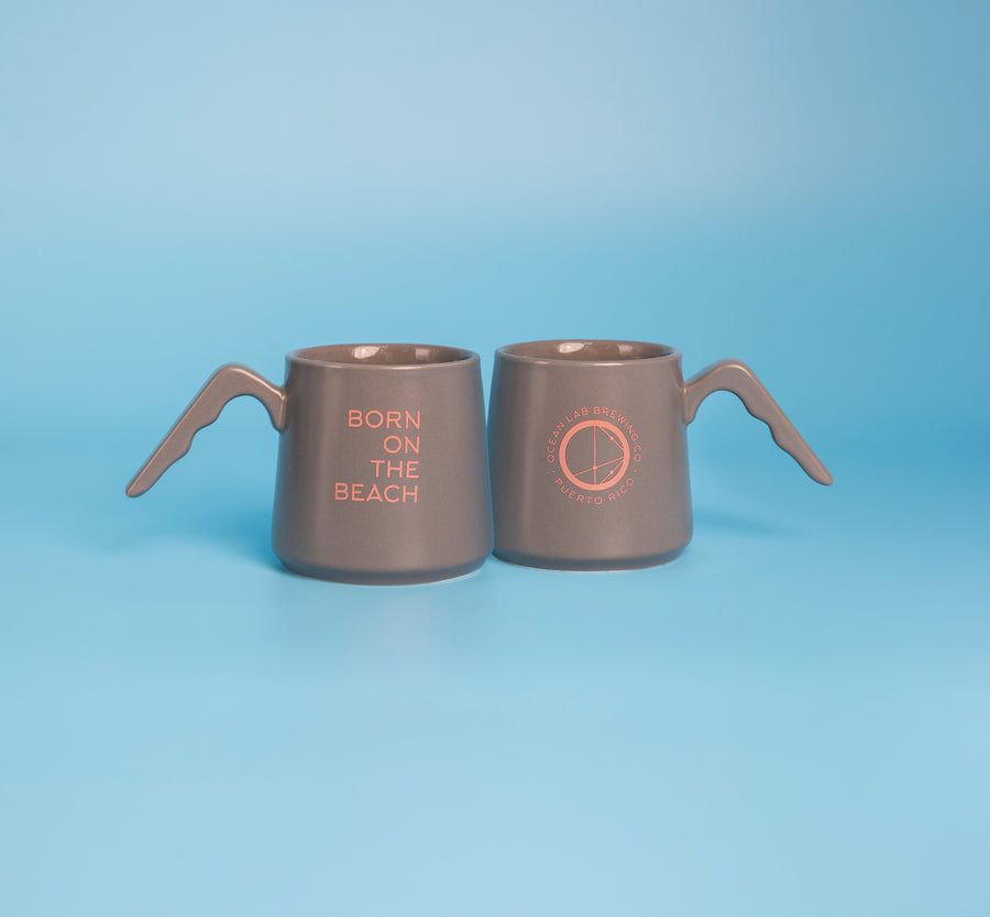 Ceramic Coffee Cup Open Handle - 8oz