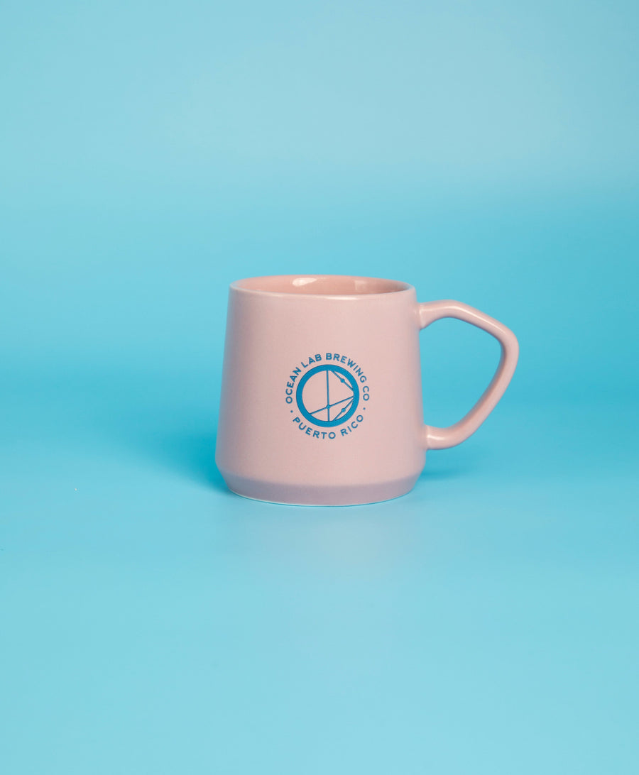 Ceramic Coffee Cup Closed Handle - 12oz