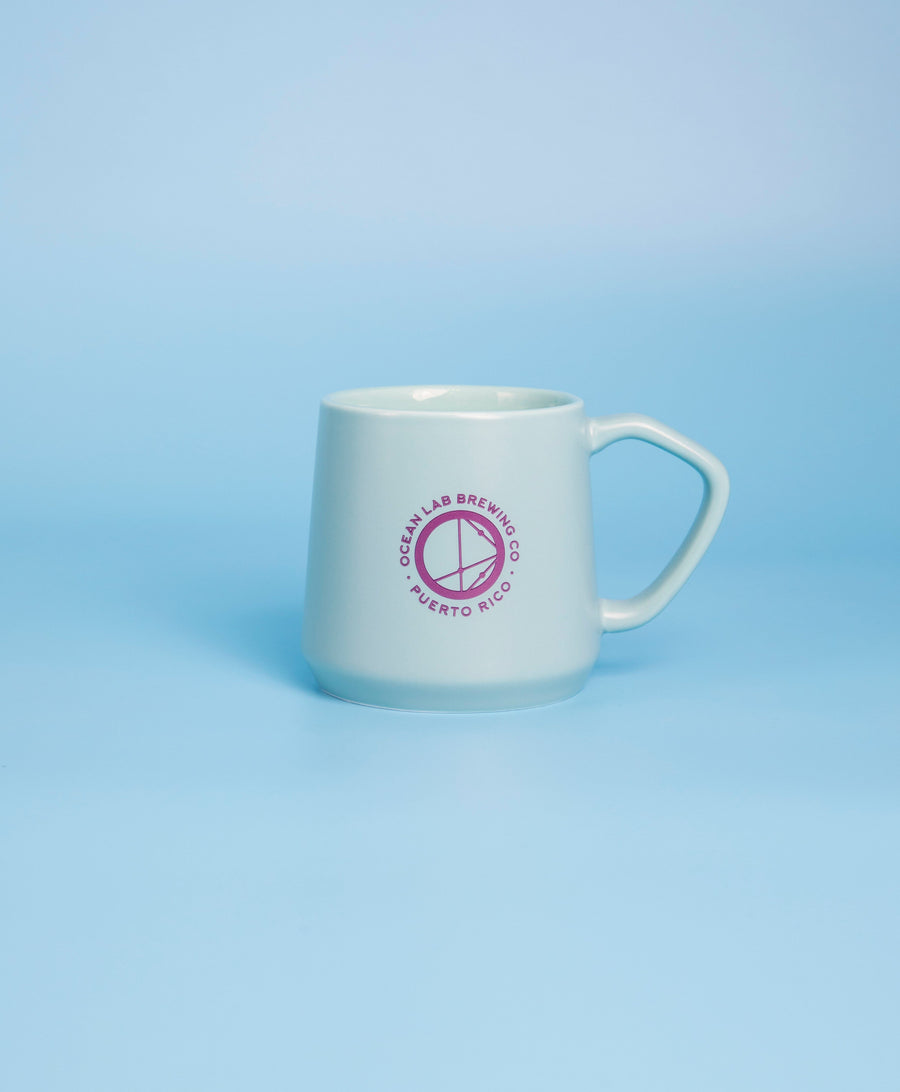 Ceramic Coffee Cup Closed Handle - 12oz