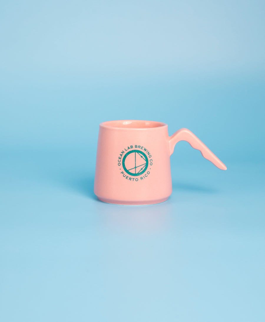 Ceramic Coffee Cup Open Handle - 8oz