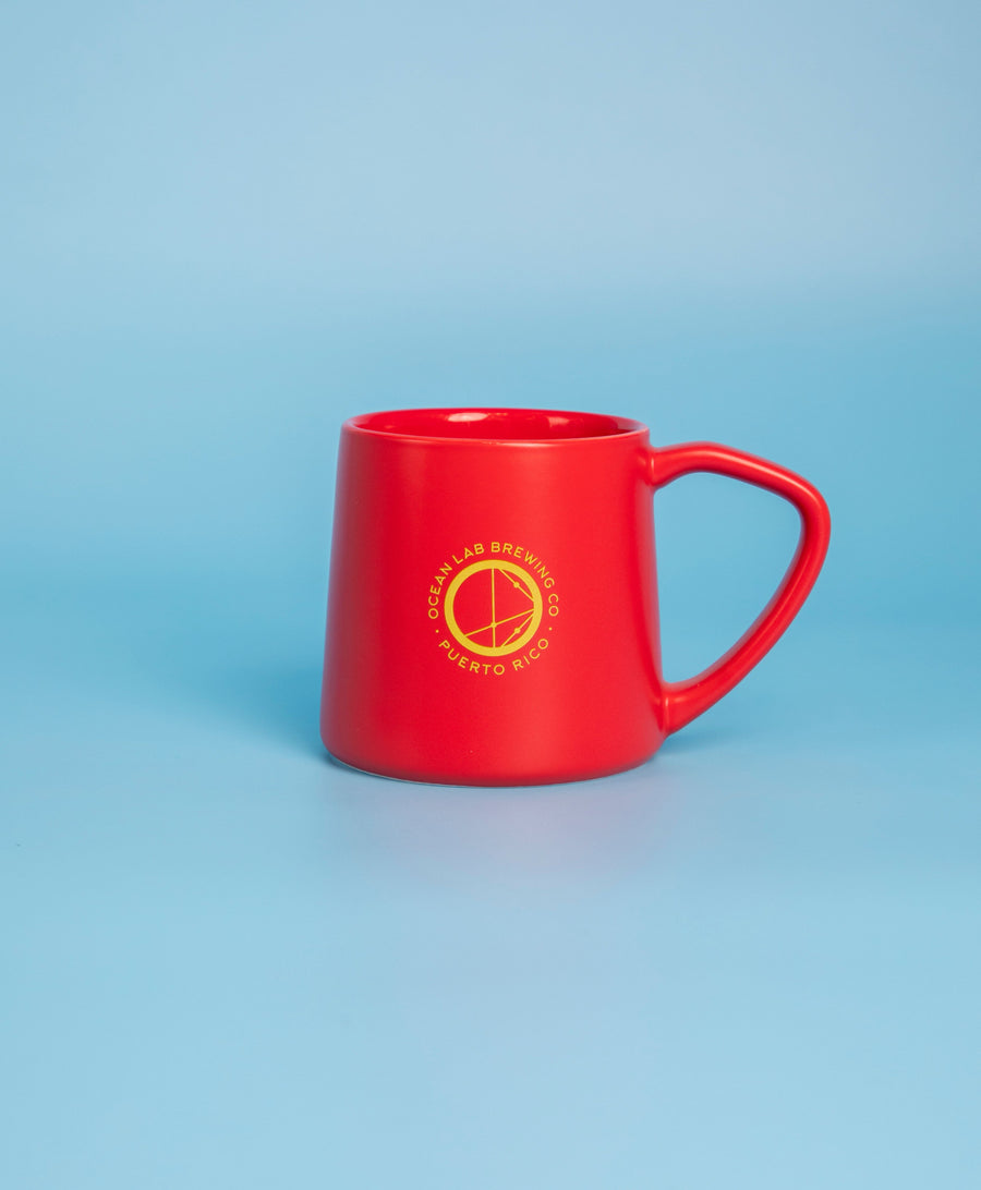 Ceramic Coffee Cup Closed Handle - 15oz