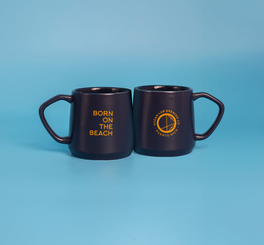 Ceramic Coffee Cup Closed Handle - 12oz