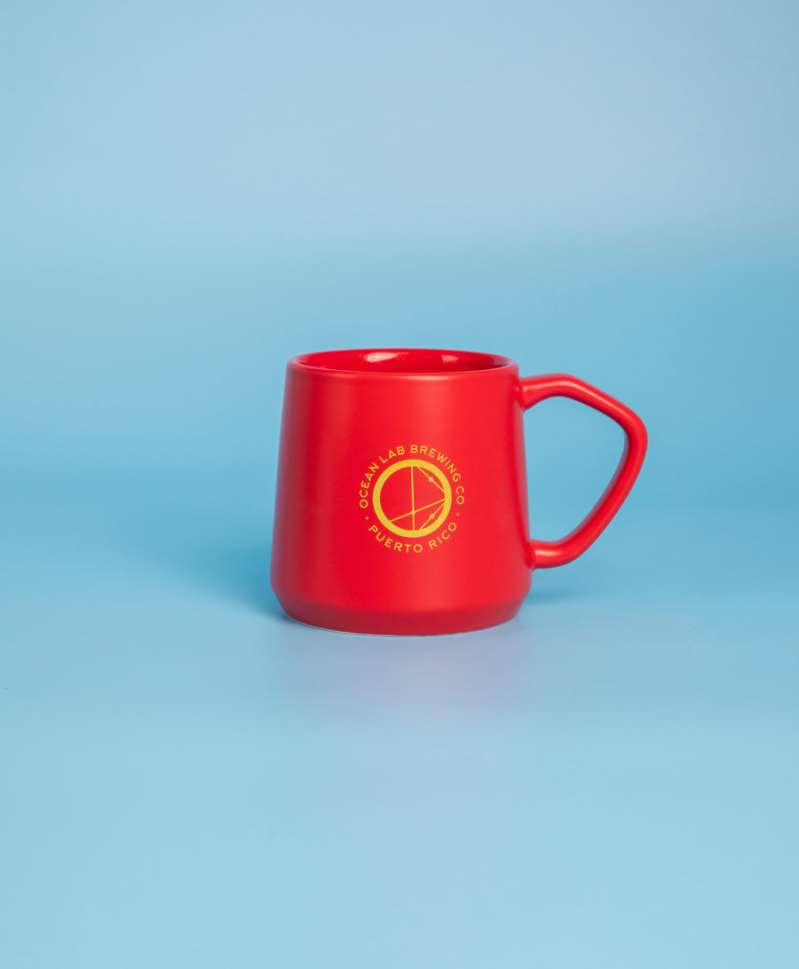 Ceramic Coffee Cup Closed Handle - 12oz