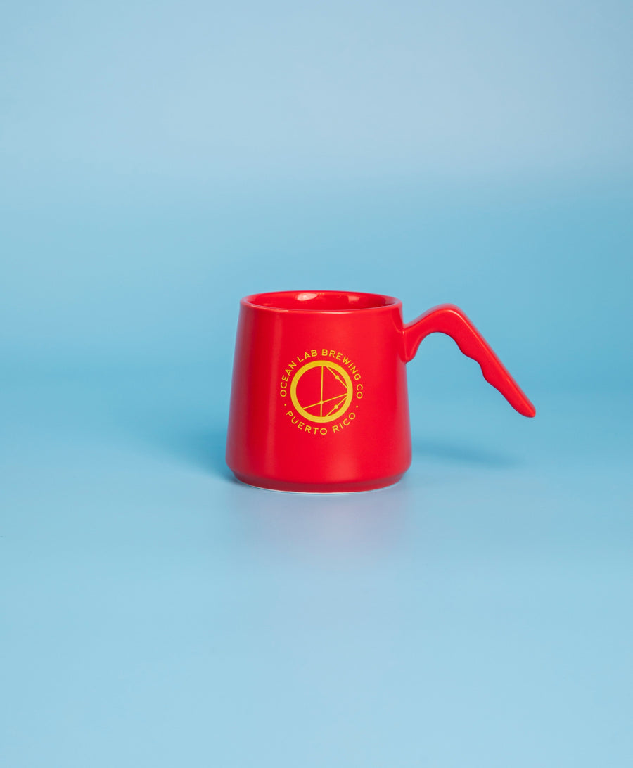 Ceramic Coffee Cup Open Handle - 8oz