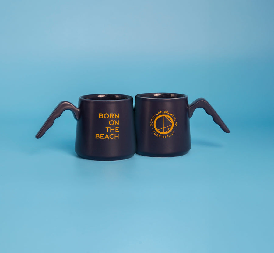 Ceramic Coffee Cup Open Handle - 8oz