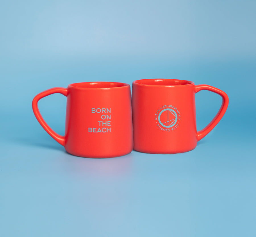 Ceramic Coffee Cup Closed Handle - 15oz