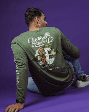 Ocean Bound Long Sleeve T-Shirt - Heather Forest