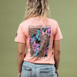 Load image into Gallery viewer, Flowers &amp; Lines Turtle Short Sleeve T-Shirt
