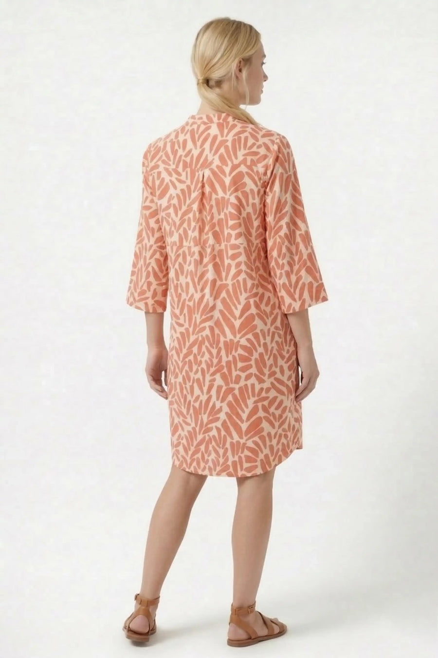 coral shirt dress Coral Leaves Shirt Dress – Ocean Lab Brewing Co