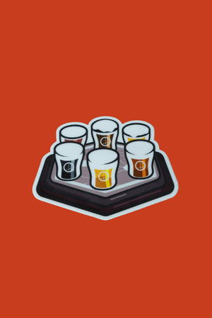 Beer Flight Sticker