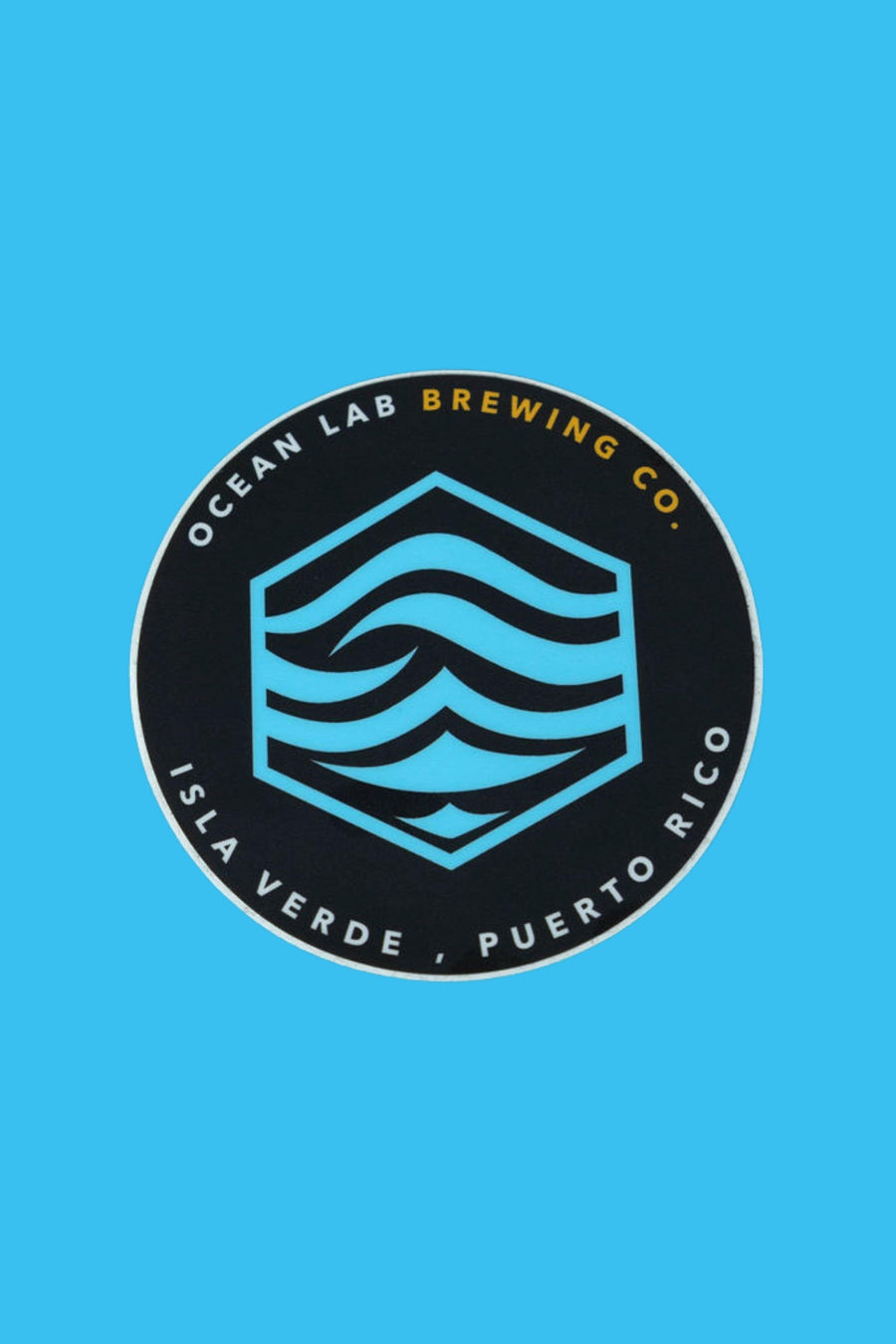Sticker - Ocean Lab Water Logo