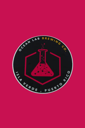 Ocean Lab Flask Logo Sticker