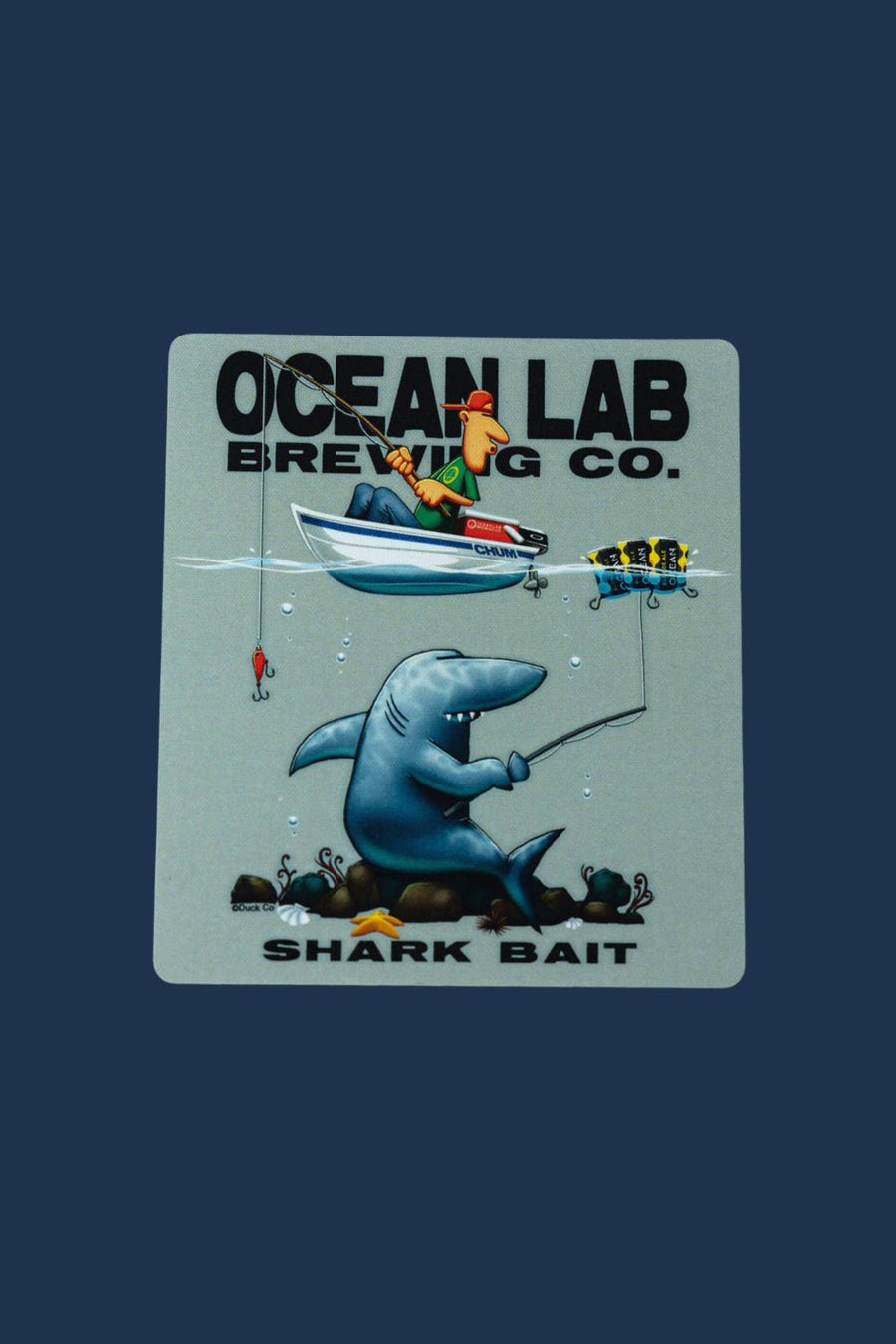 Beware of Sharks Sticker