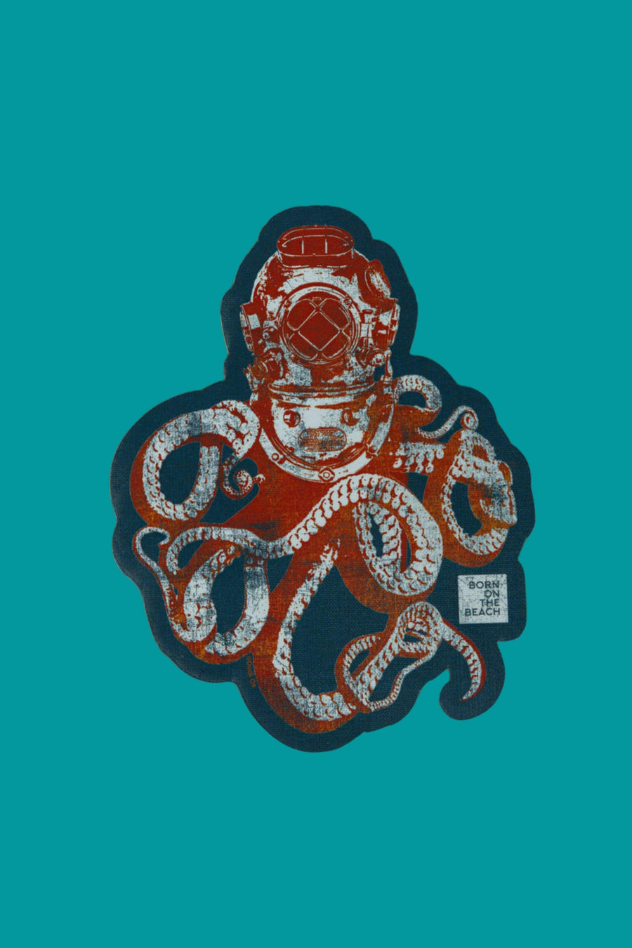 Diver Octopus Sticker
