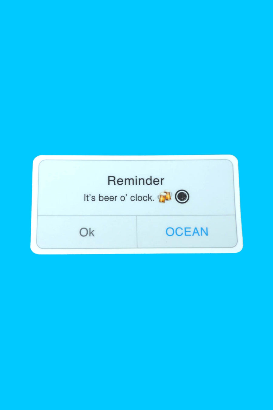 BEER O’ CLOCK Sticker