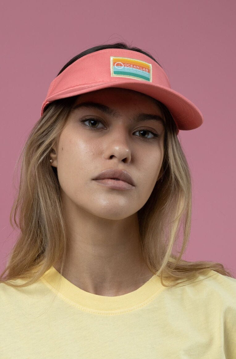 Sunset  Patch Visor - Coral